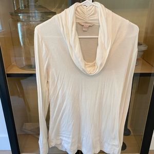 Banana Republic long sleeve cowl shirt